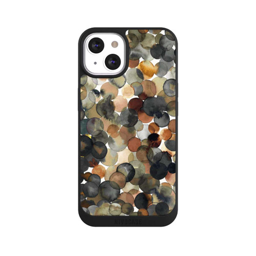 Apple iPhone 13 NIVOpure Watercolor Dots Brown Pattern