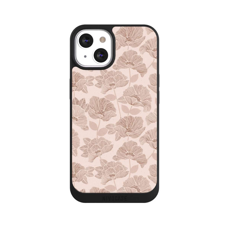 iPhone 13 NIVOpure Brown Floral Block
