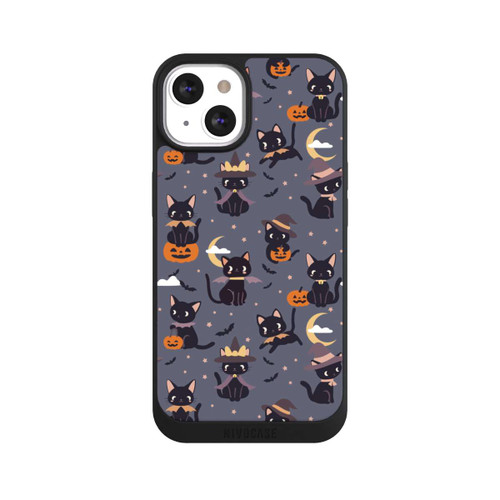 Apple iPhone 13 NIVOpure Cute Halloween Witch Cats and Pumpkins