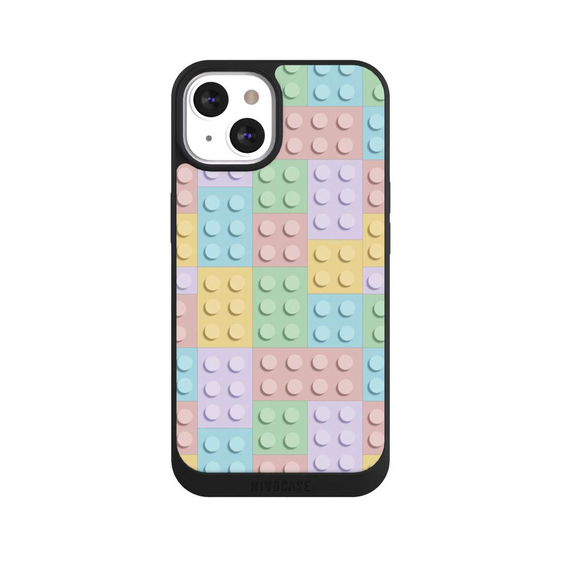 iPhone 13 NIVOpure Colorful Blocks Pattern