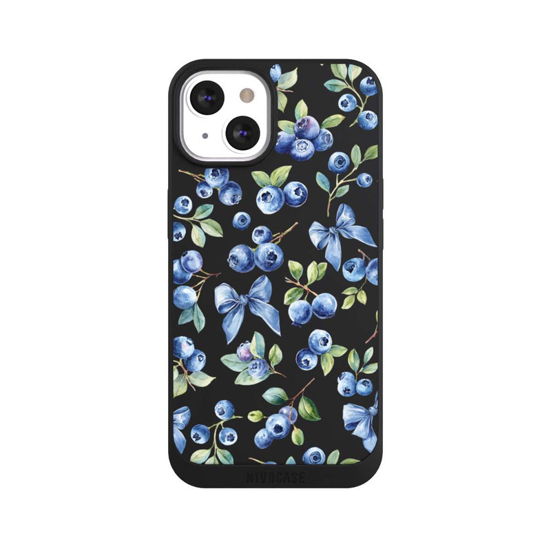 iPhone 13 NIVOpure Blaubeere Schleifen Transparent mit KI