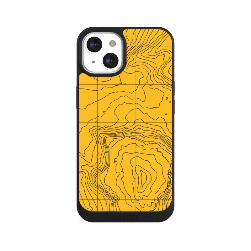 iPhone 13 NIVOpure Berg gelbe Linien