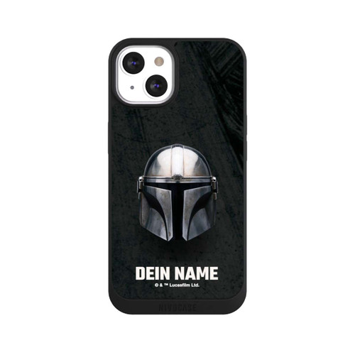Apple iPhone 13 NIVOpure Star Wars Mandalorian Black Helmet personnalisable