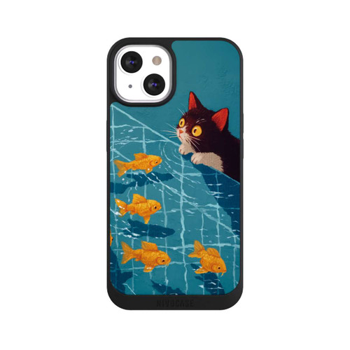 Apple iPhone 13 NIVOpure Cat in a Pool with AI