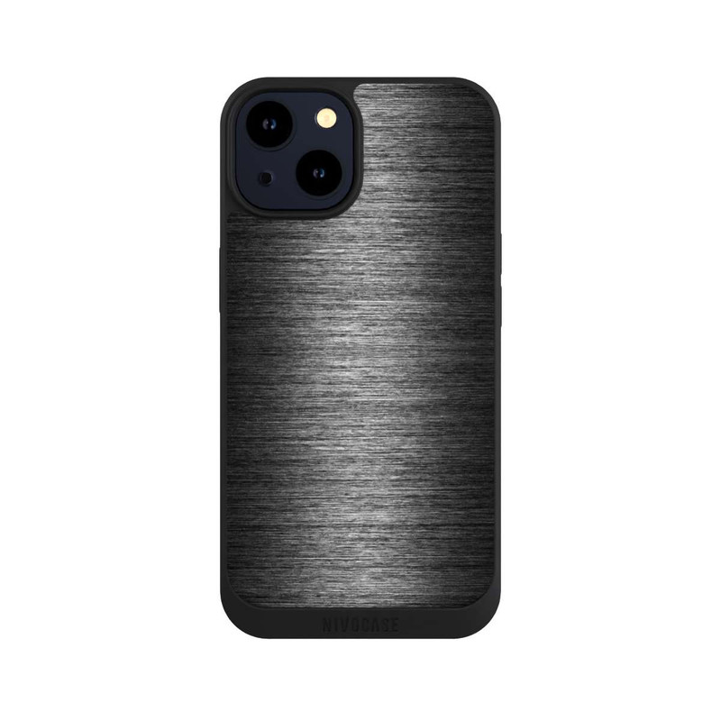 iPhone 14 NIVOpure Metal Look - Anthrazit