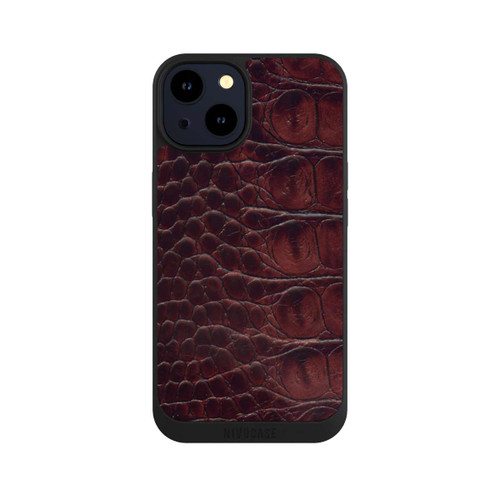Apple iPhone 14 NIVOpure Cuir de Crocodile