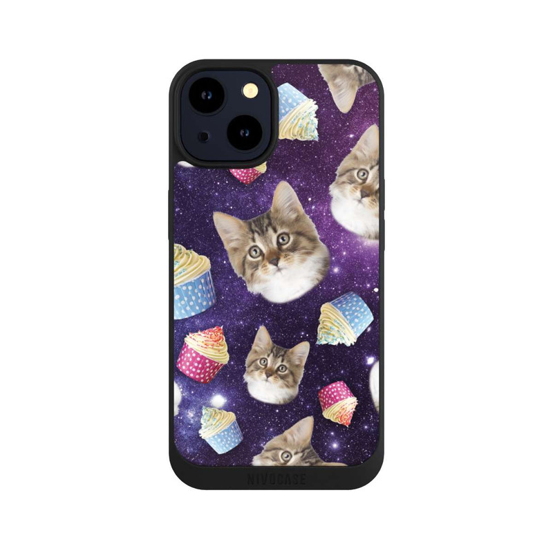 iPhone 14 NIVOpure Crazy Galaxy Space Cats