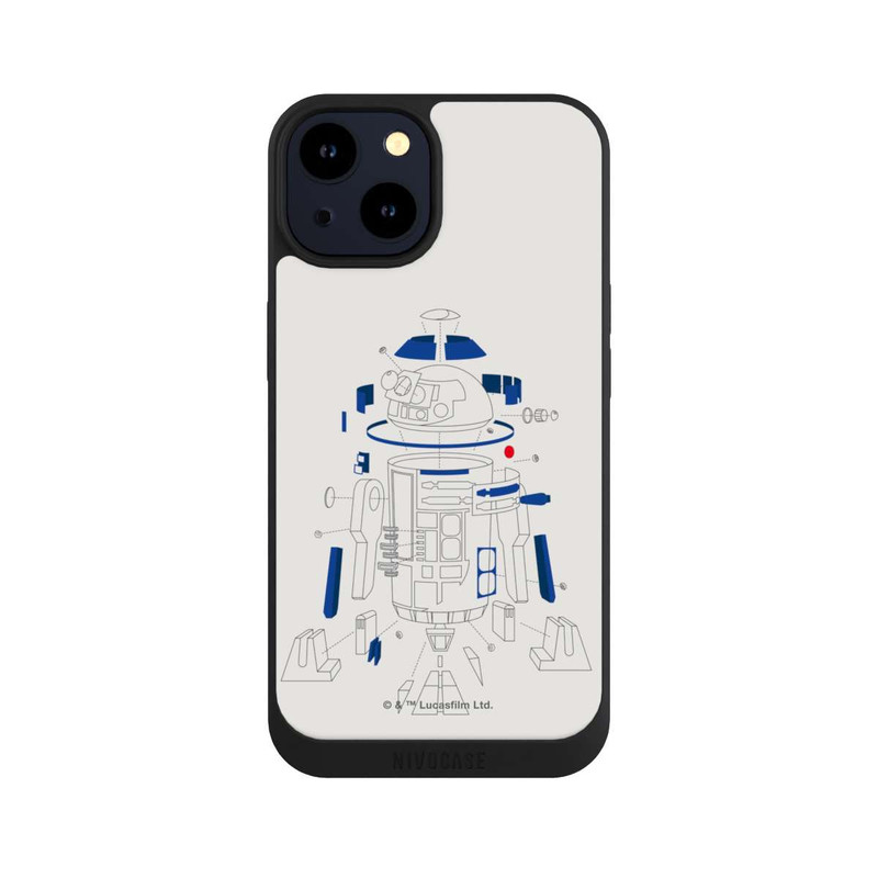 iPhone 14 NIVOpure R2D2 Dessin éclaté - StarWars 8