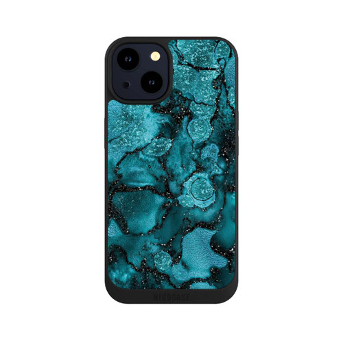 Apple iPhone 14 NIVOpure Paillettes Bleues