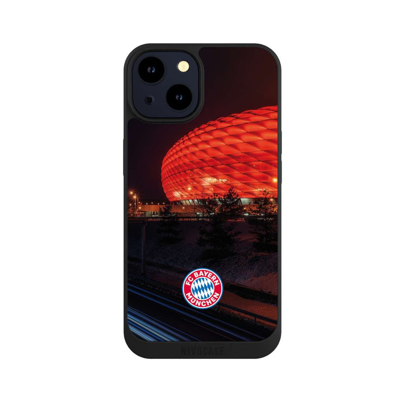 iPhone 14 NIVOpure Allianz Arena bei Nacht FCB