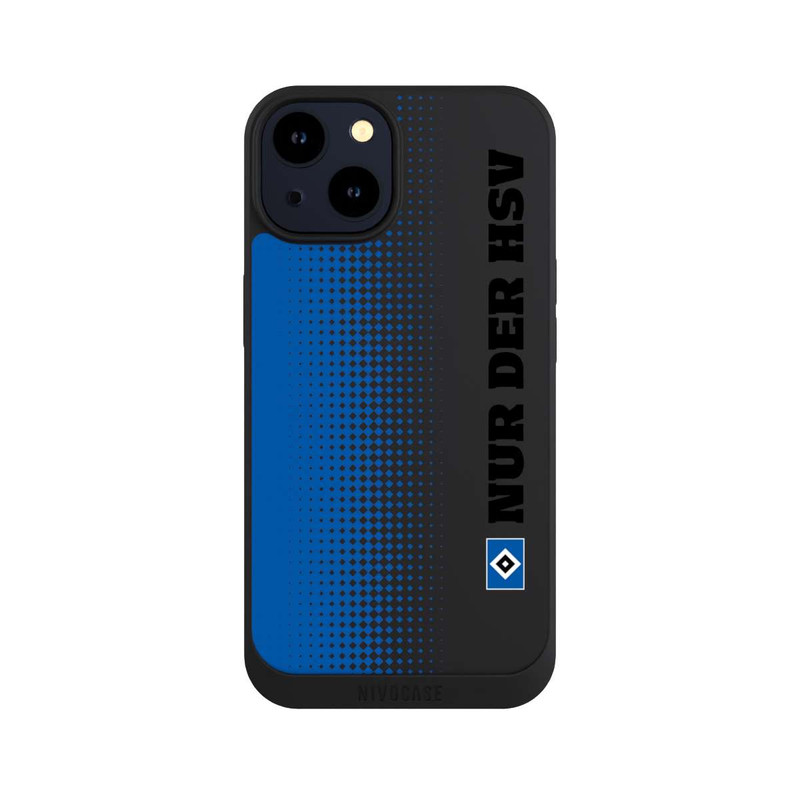 iPhone 14 NIVOpure Nur der HSV - Rautenraster Blau - ohne Hintergrund