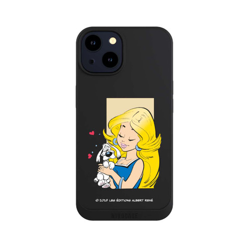 Apple iPhone 14 NIVOpure Falbala et Idéfix Amoureux Transparent