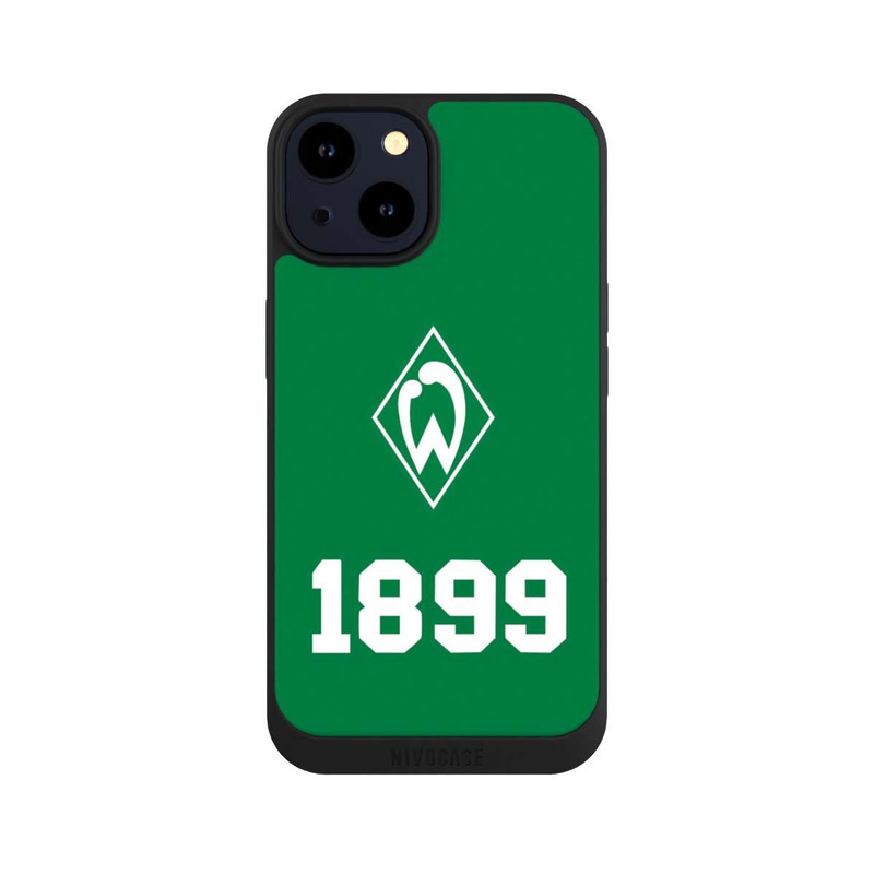 iPhone 14 NIVOpure 1899 Grün-Weiß Lebenslang Grün - Werder Bremen