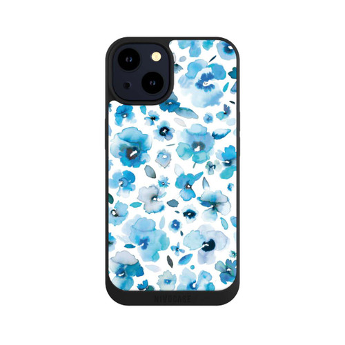 Apple iPhone 14 NIVOpure Blue Tropical Flowers