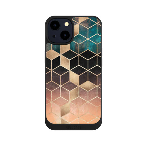 Apple iPhone 14 NIVOpure Ombre Traum Würfel Gold Druck
