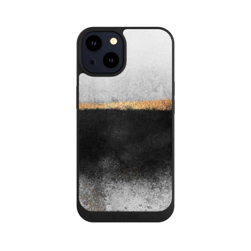 iPhone 14 NIVOpure Ruß und Golddruck