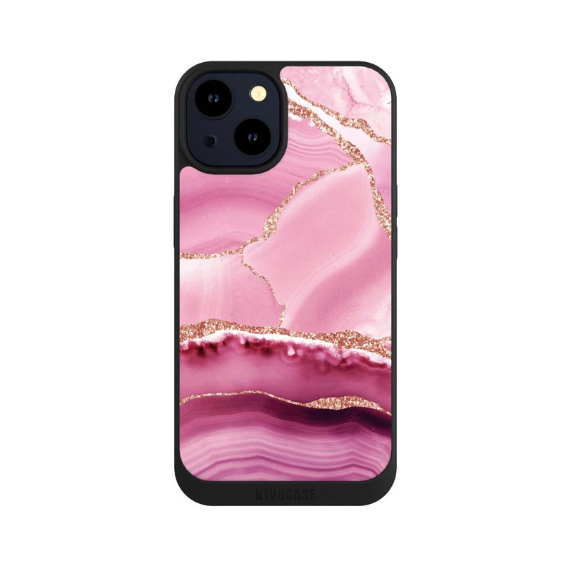 iPhone 14 NIVOpure Meerjungfrauen Pink Marmor