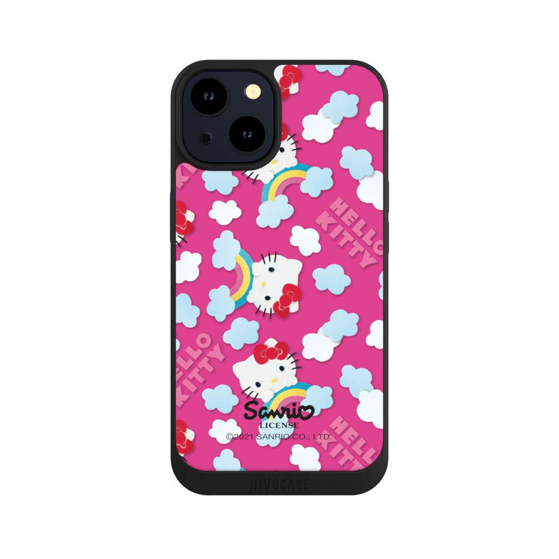 iPhone 14 NIVOpure Hello Kitty Regenbogenmuster