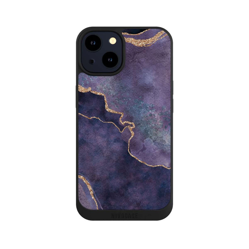 iPhone 14 NIVOpure Pierre précieuse Glamour violet