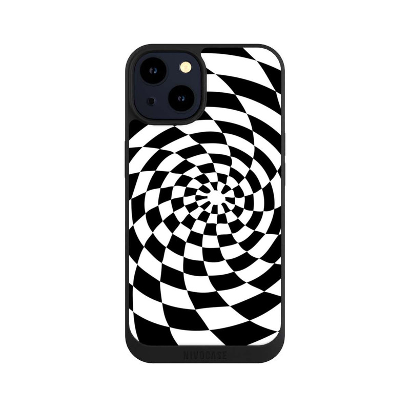 iPhone 14 NIVOpure Schwarz-Weiß Illusion
