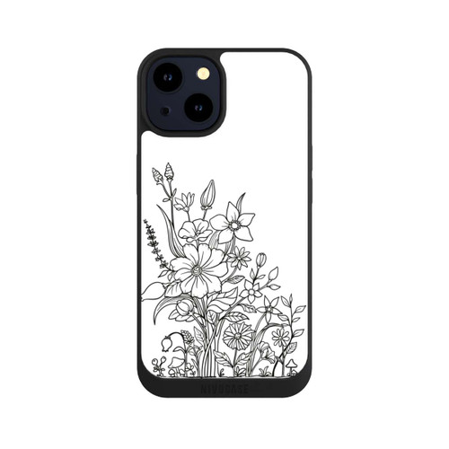 Apple iPhone 14 NIVOpure Flowers Line Art
