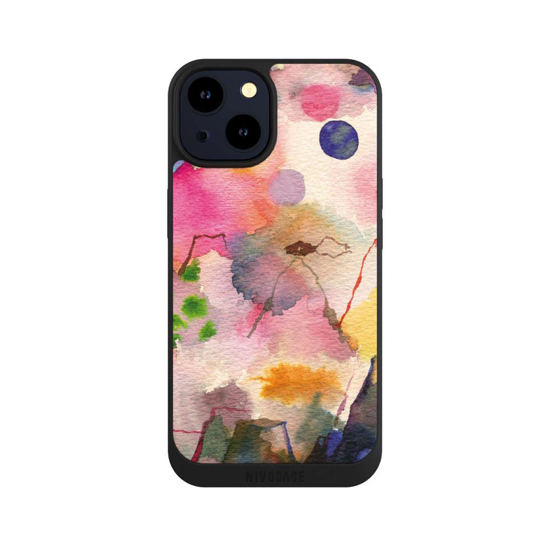 iPhone 14 NIVOpure Aquarell bunte Berge