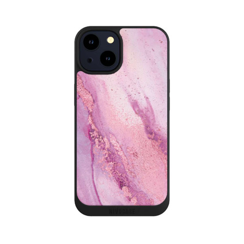 Apple iPhone 14 NIVOpure Purple Marble Wall Ink