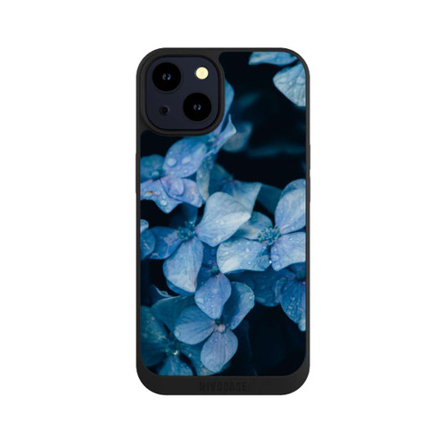 Apple iPhone 14 NIVOpure Fleurs bleues 2