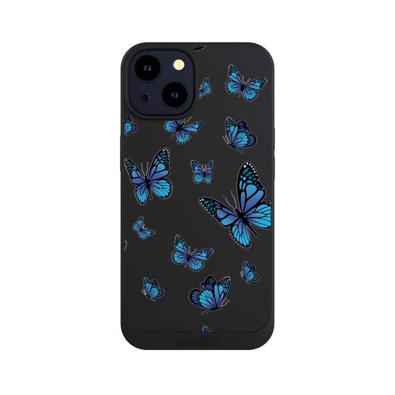 iPhone 14 NIVOpure Schmetterlingmuster Transparent