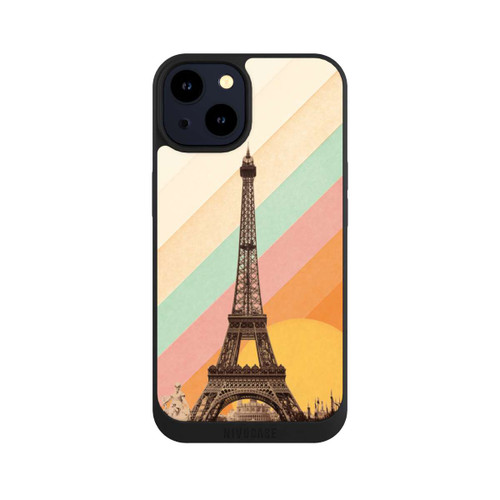 Apple iPhone 14 NIVOpure Tour Eiffel arc-en-ciel