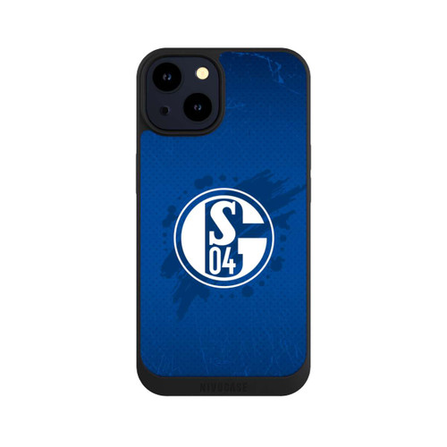 Apple iPhone 14 NIVOpure Schalke 04 Farbe Fleck Blau
