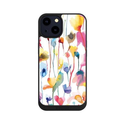 Apple iPhone 14 NIVOpure Aquarell Wildblumen bunt