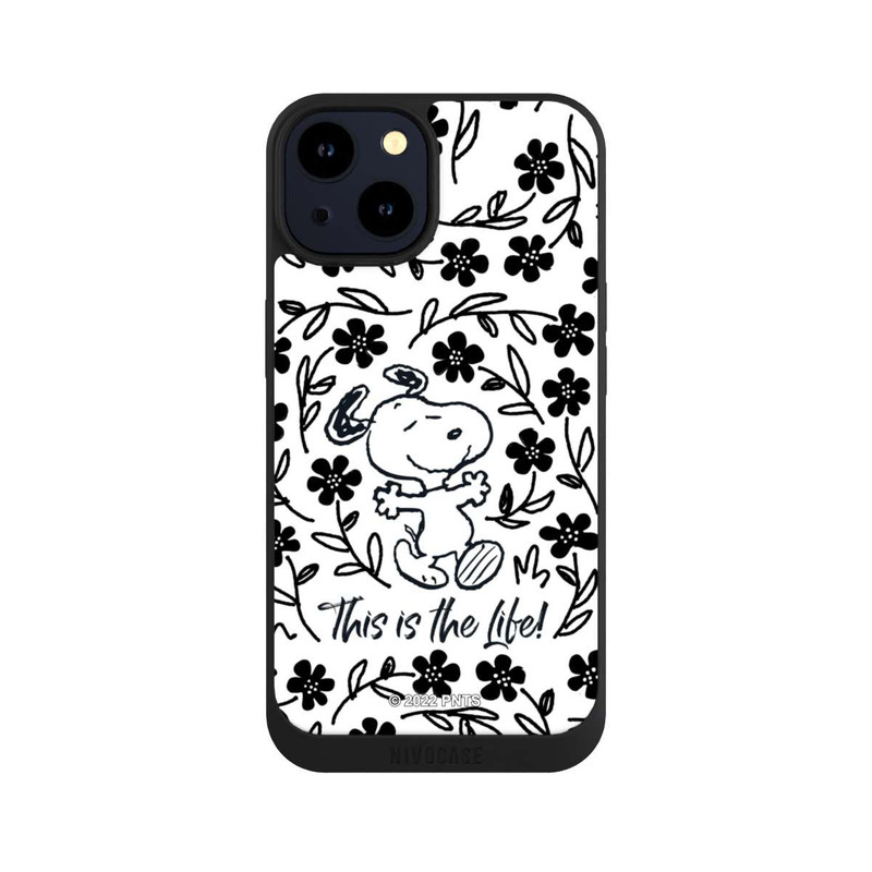 iPhone 14 NIVOpure Snoopy This Is The Life Noir & Blanc