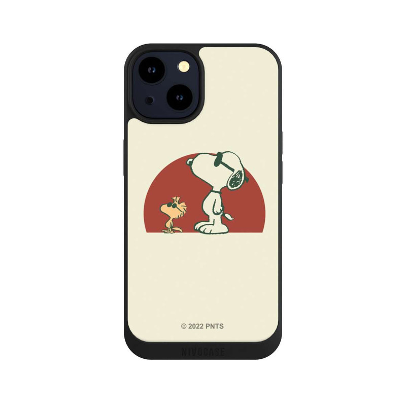 iPhone 14 NIVOpure Snoopy Woodstock weit draußen