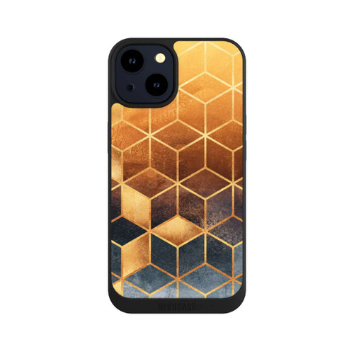 Apple iPhone 14 NIVOpure Würfel goldener Farbverlauf