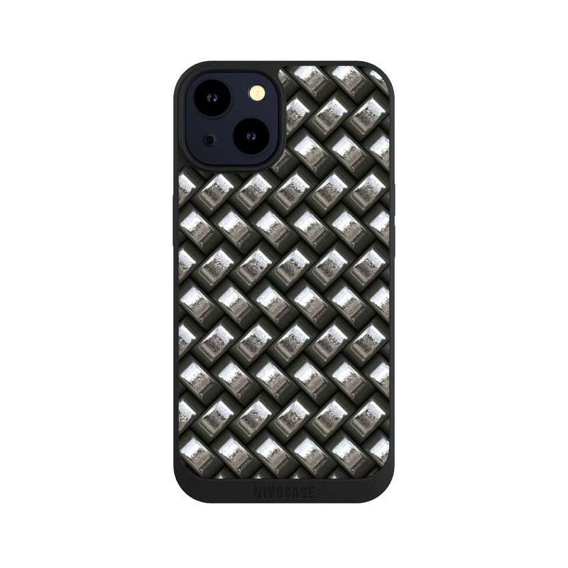 iPhone 14 NIVOpure Glamour Silver Metal