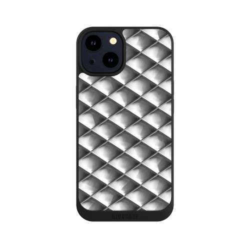 Apple iPhone 14 NIVOpure Glamour Silver Squares