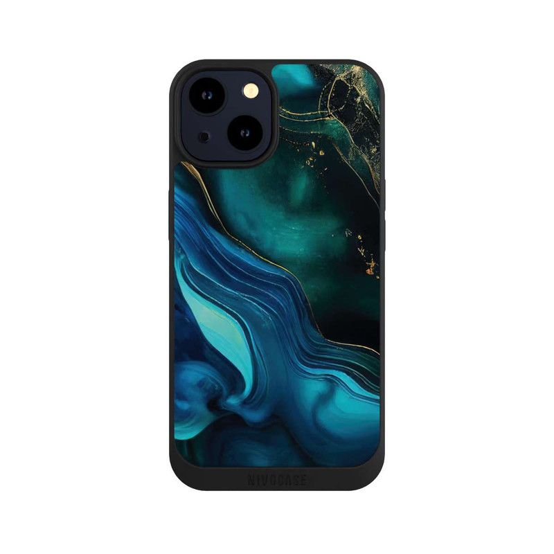 iPhone 14 NIVOpure Blue Gold Ink