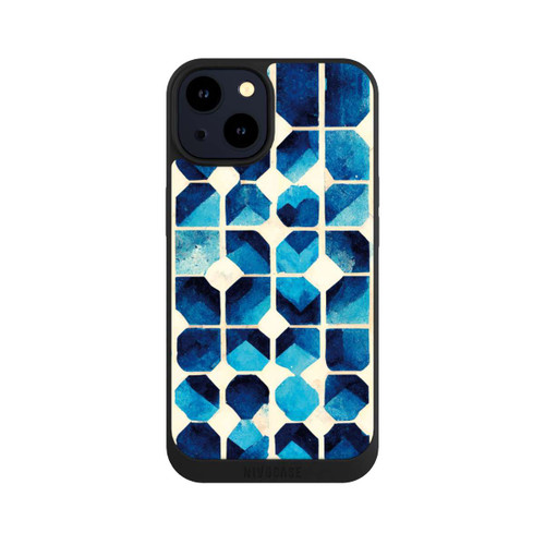 Apple iPhone 14 NIVOpure Motif bleu