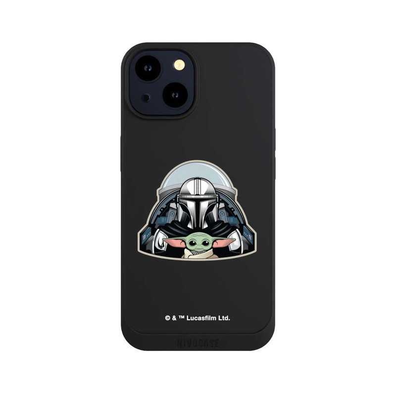 iPhone 14 NIVOpure Mando et Grogu Transparent