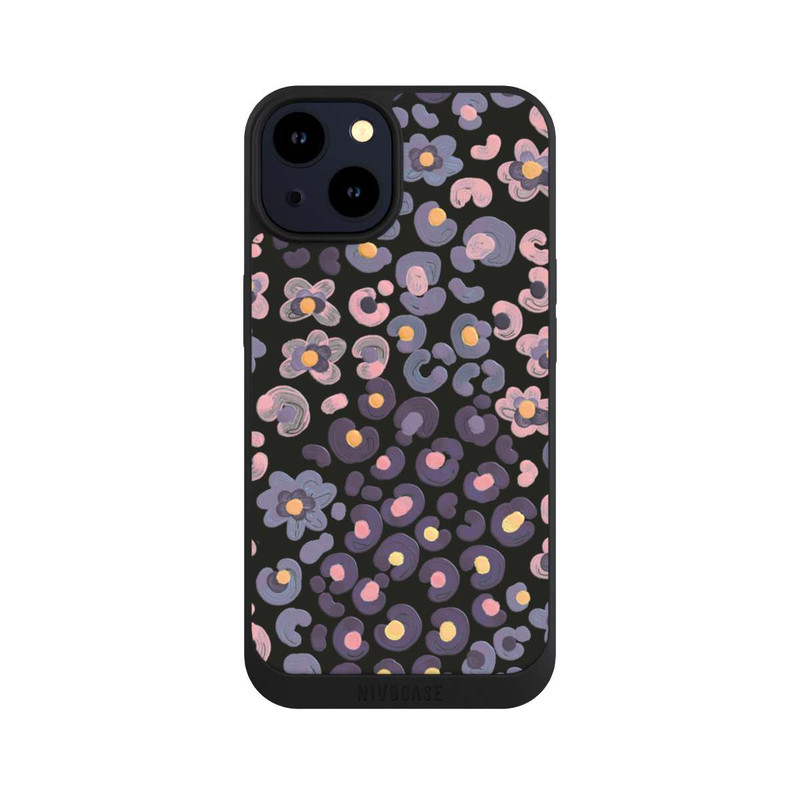 iPhone 14 NIVOpure Peau d'animal avec fleurs