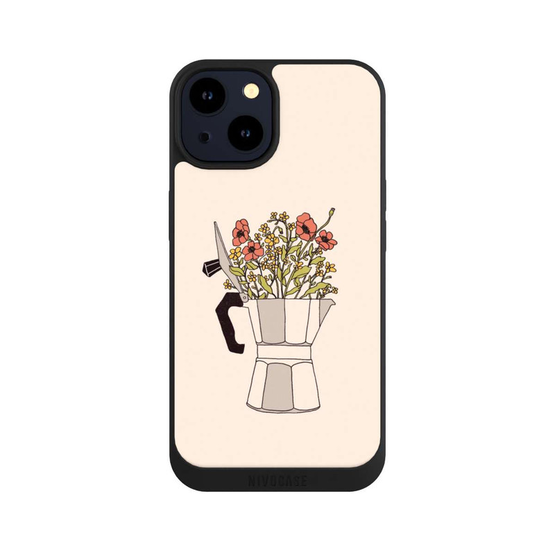 iPhone 14 NIVOpure Moka Blumen