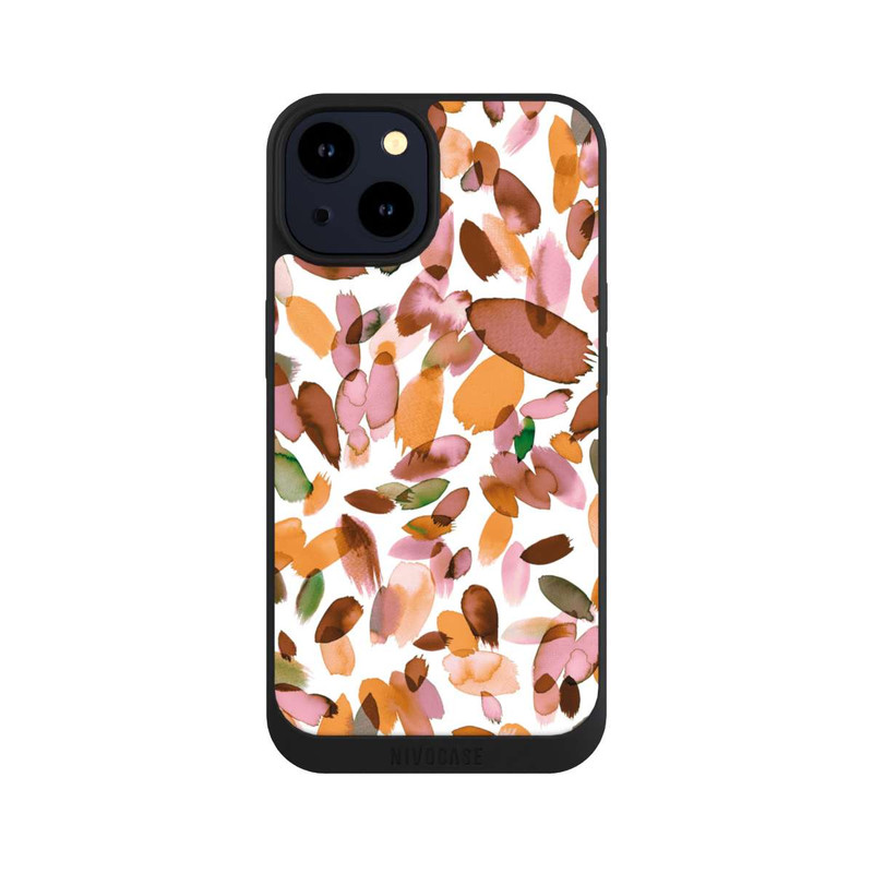 iPhone 14 NIVOpure Watercolor Petal Stains Orange