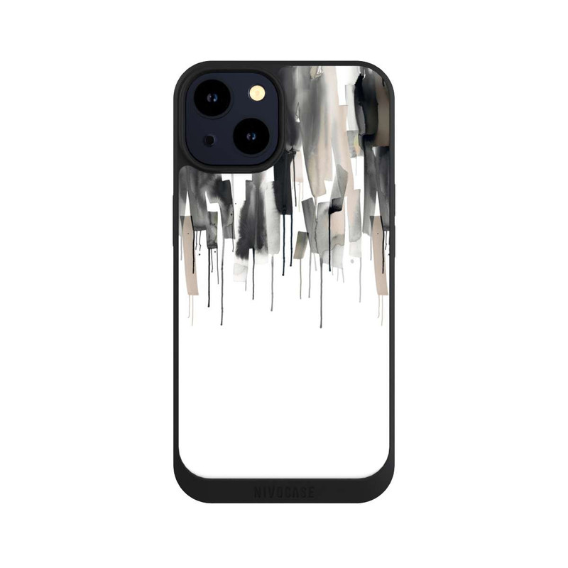 iPhone 14 NIVOpure Watery Stripes Japandi Black