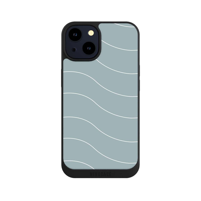 iPhone 14 NIVOpure Trendy Lines White Green