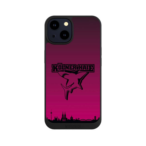 Apple iPhone 14 NIVOpure Kölner Haie Skyline Pink