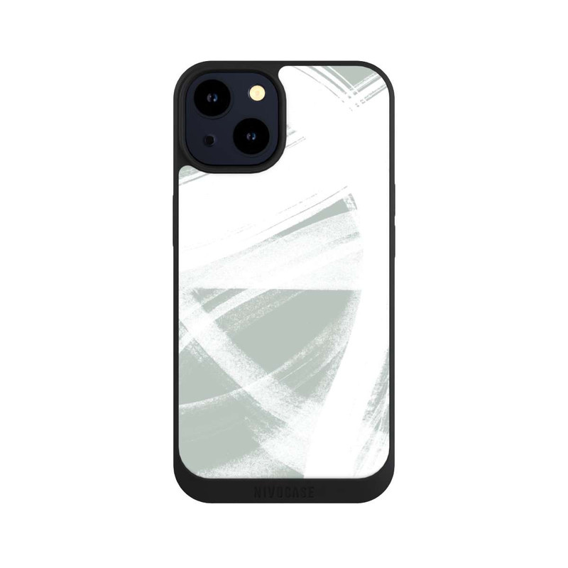 iPhone 14 NIVOpure Abstract Brush Strokes Blush
