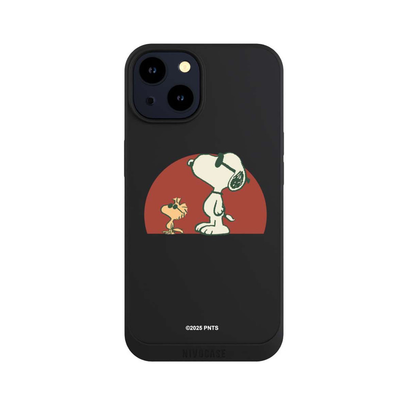 iPhone 14 NIVOpure Snoopy Woodstock Far Out transparent