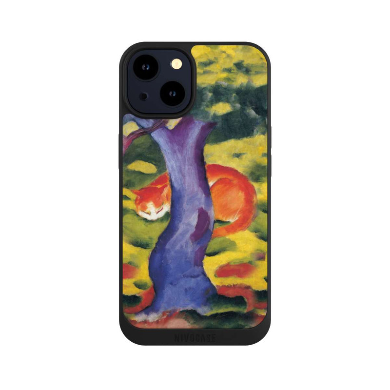 iPhone 14 NIVOpure Katze hinter Einem Baum von Franz Marc