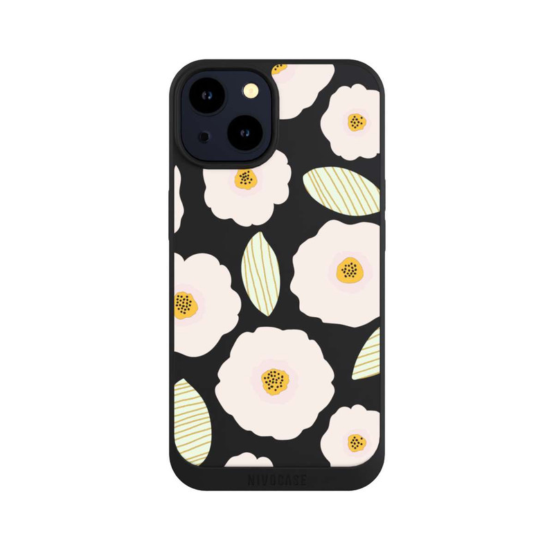 iPhone 14 NIVOpure Simple Pastell Flowers Light Transparent